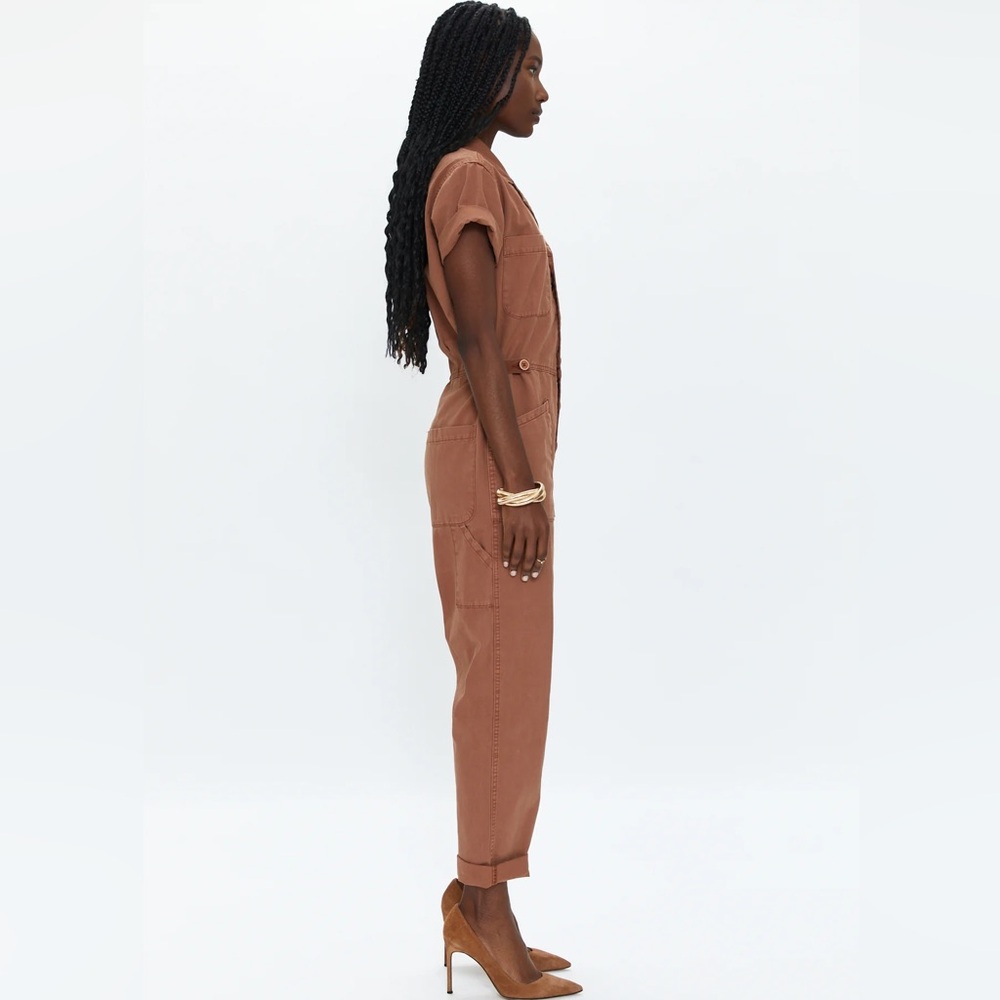 PISTOLA Grover Field JumpSuit- In Cinnamon - Picture 2 of 3